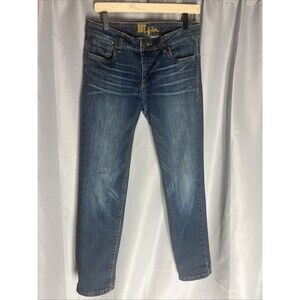 KUT from the Kloth Women's Size 6 Dark Wash Straight Leg Jean Style KP9065MA2